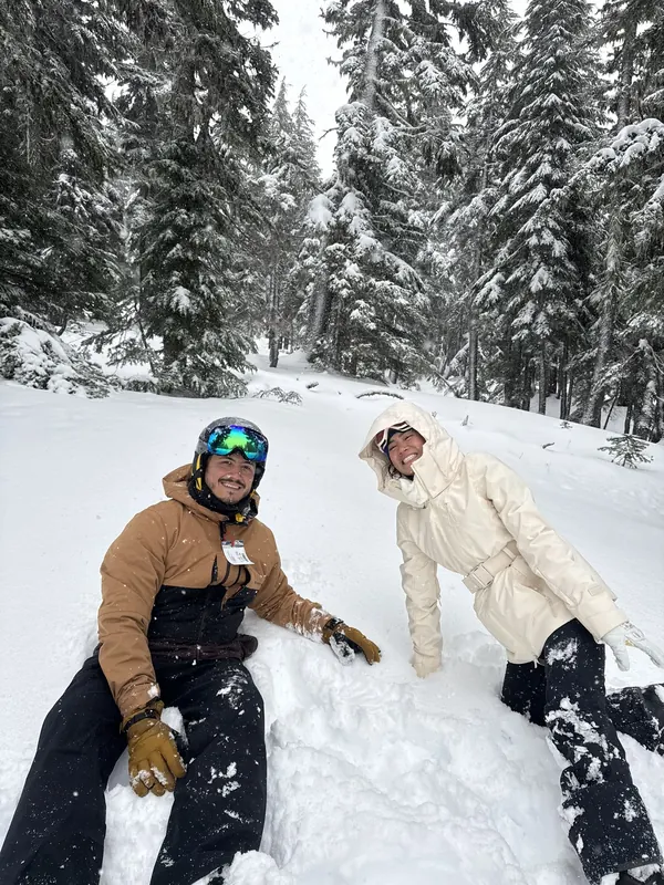 Una pausa en la nieve